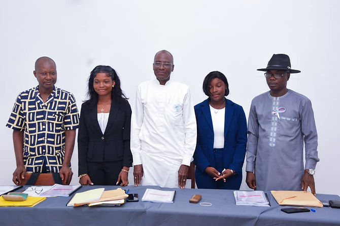 UCAO-UUC | SOUTENANCE DE MÉMOIRE  DE LICENCE ET DE MASTER