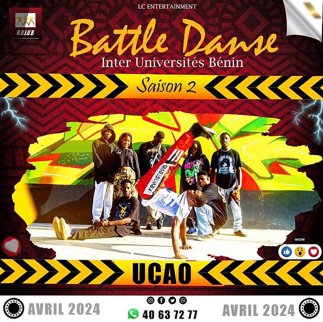 UCAO-UUC, Champion au Battle Dance Inter Universités Bénin !